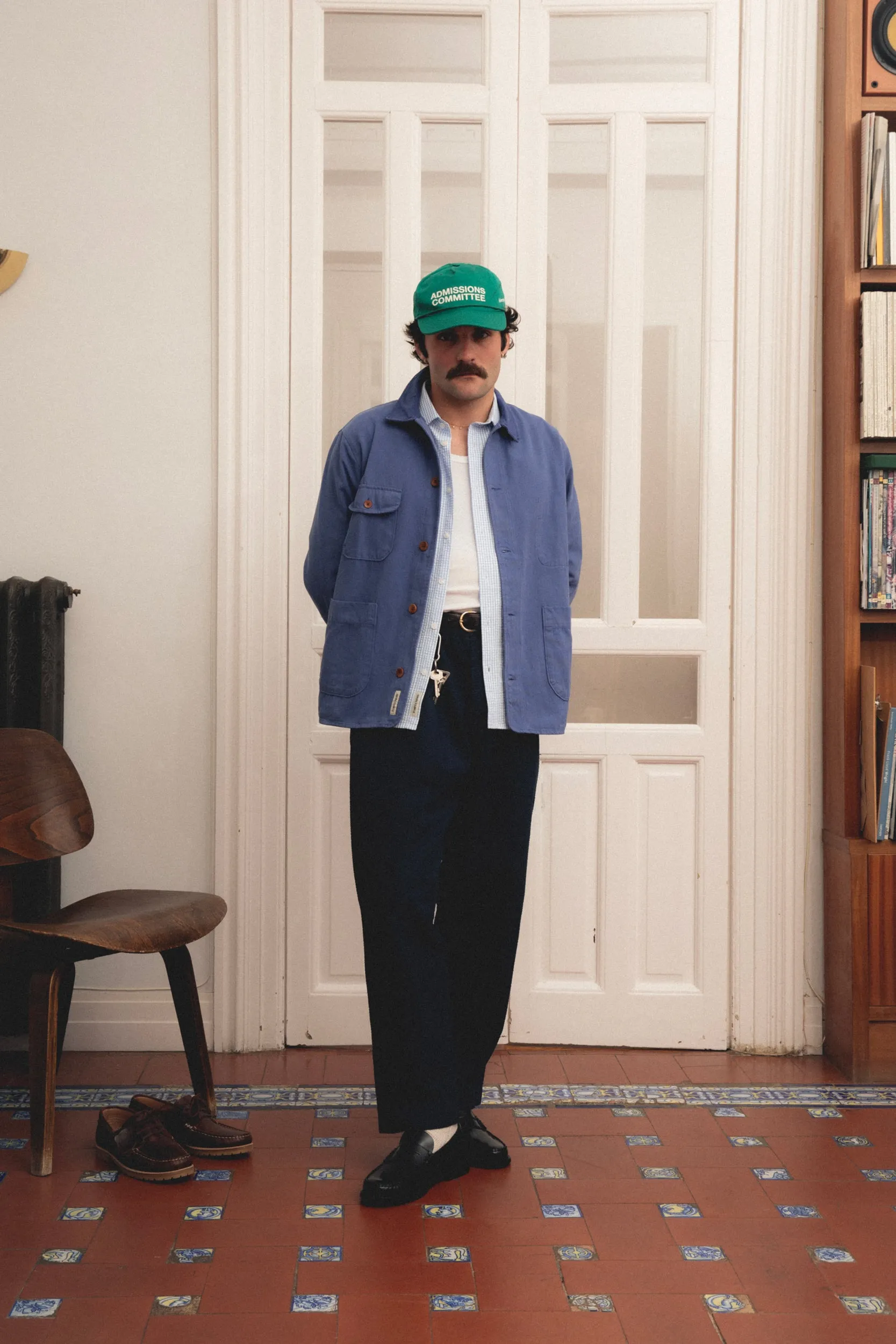 INDIGO CANVAS CHORE JACKET sold by Pompeii product image thumbnail 2