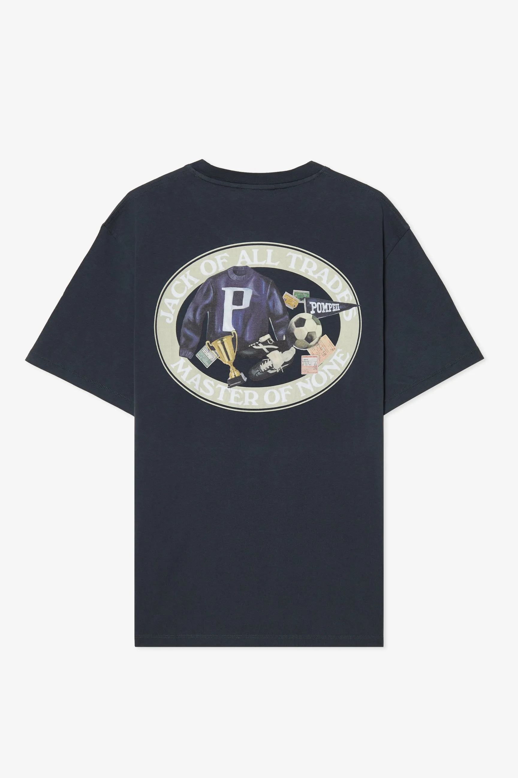 JACK OF ALL TRADES CHARCOAL GREY TEE sold by Pompeii