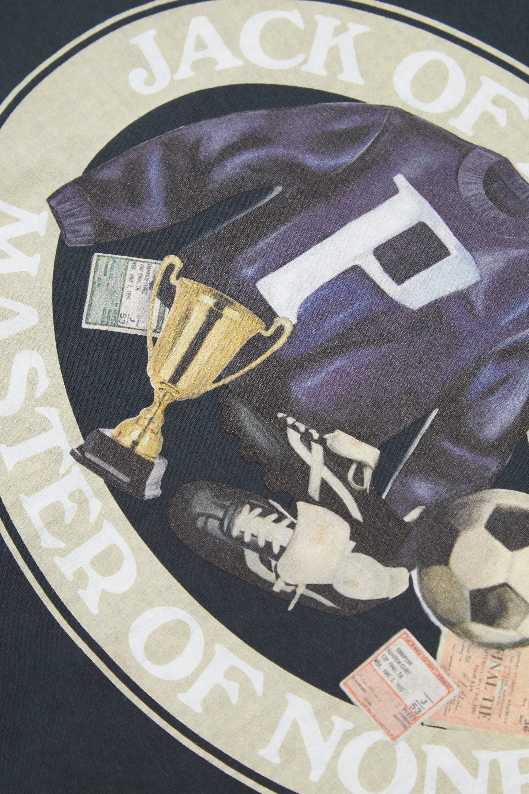 JACK OF ALL TRADES CHARCOAL GREY TEE sold by Pompeii product image thumbnail 4