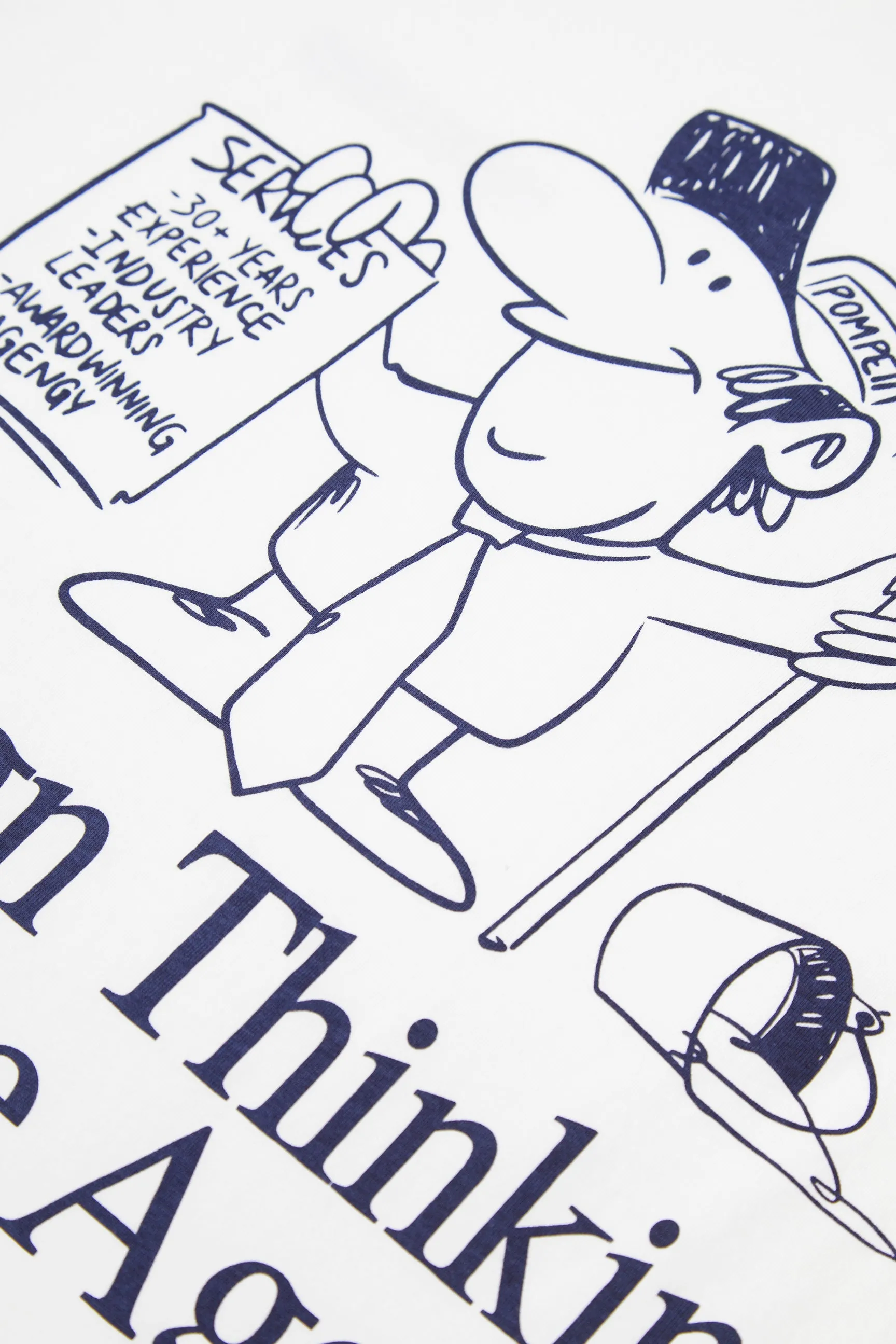 CREATIVE AGENCY WHITE TEE sold by Pompeii product image thumbnail 4