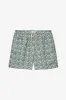 KHAKI FLOWER SWIM TRUNKS sold by Pompeii
