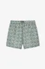 KHAKI FLOWER SWIM TRUNKS sold by Pompeii