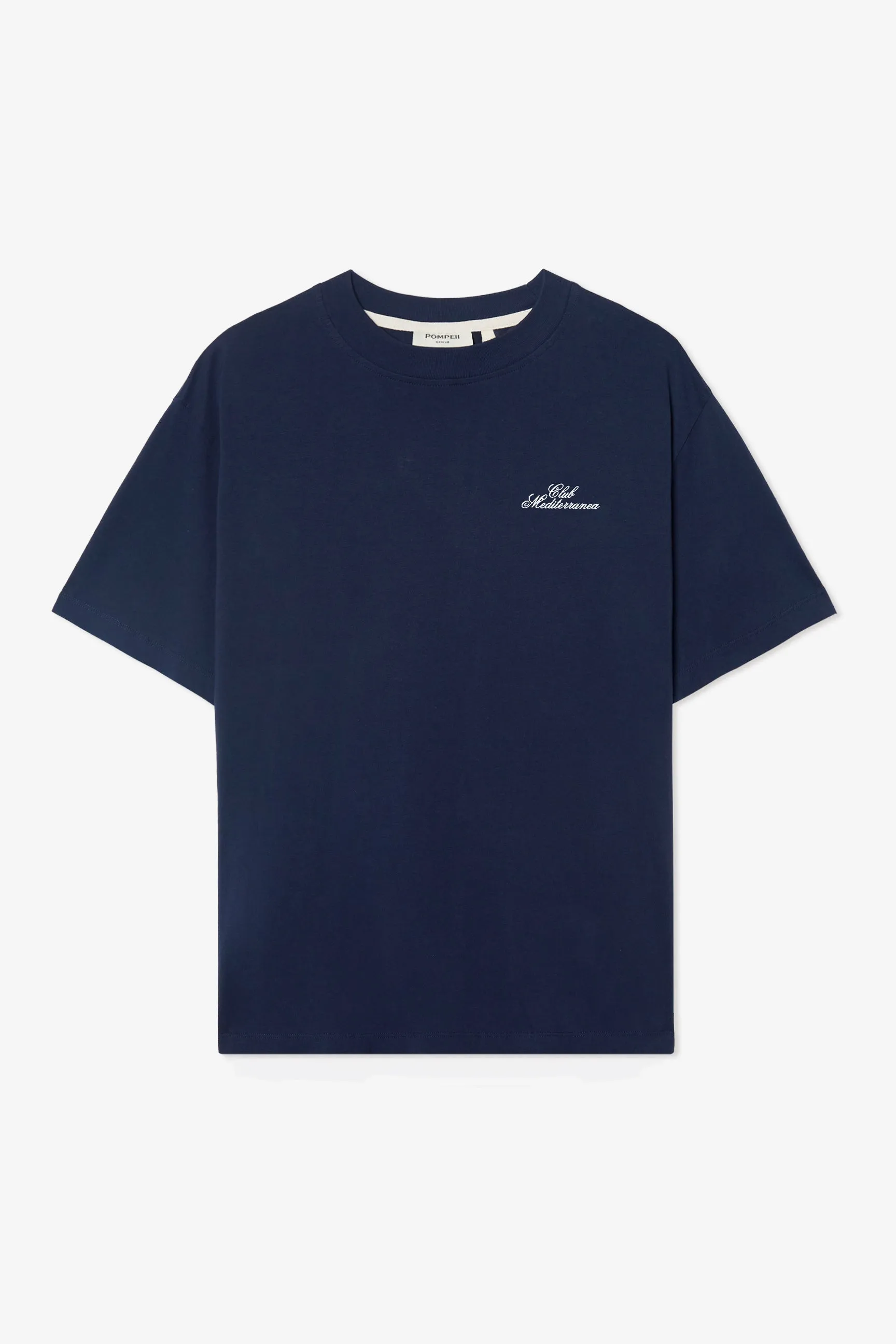 CLUB MEDITERRANEA NAVY BOXY TEE sold by Pompeii product image thumbnail 2