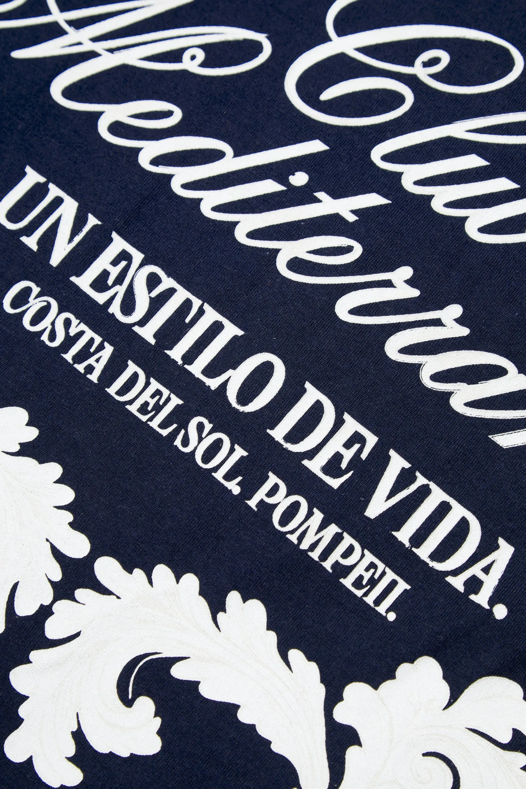 CLUB MEDITERRANEA NAVY BOXY TEE sold by Pompeii product image thumbnail 4