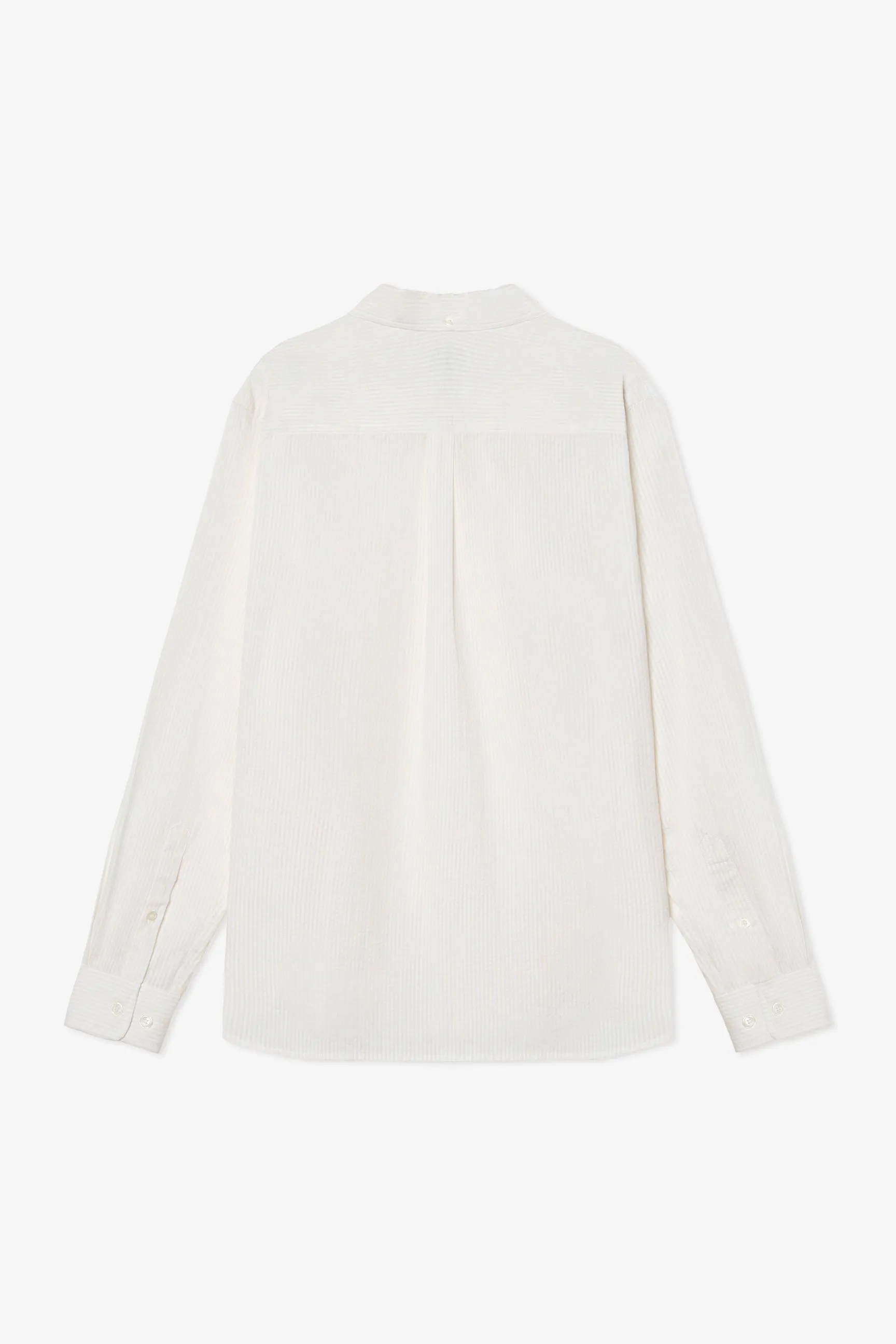 EMILIO SEERSUCKER OAT SHIRT sold by Pompeii product image thumbnail 2