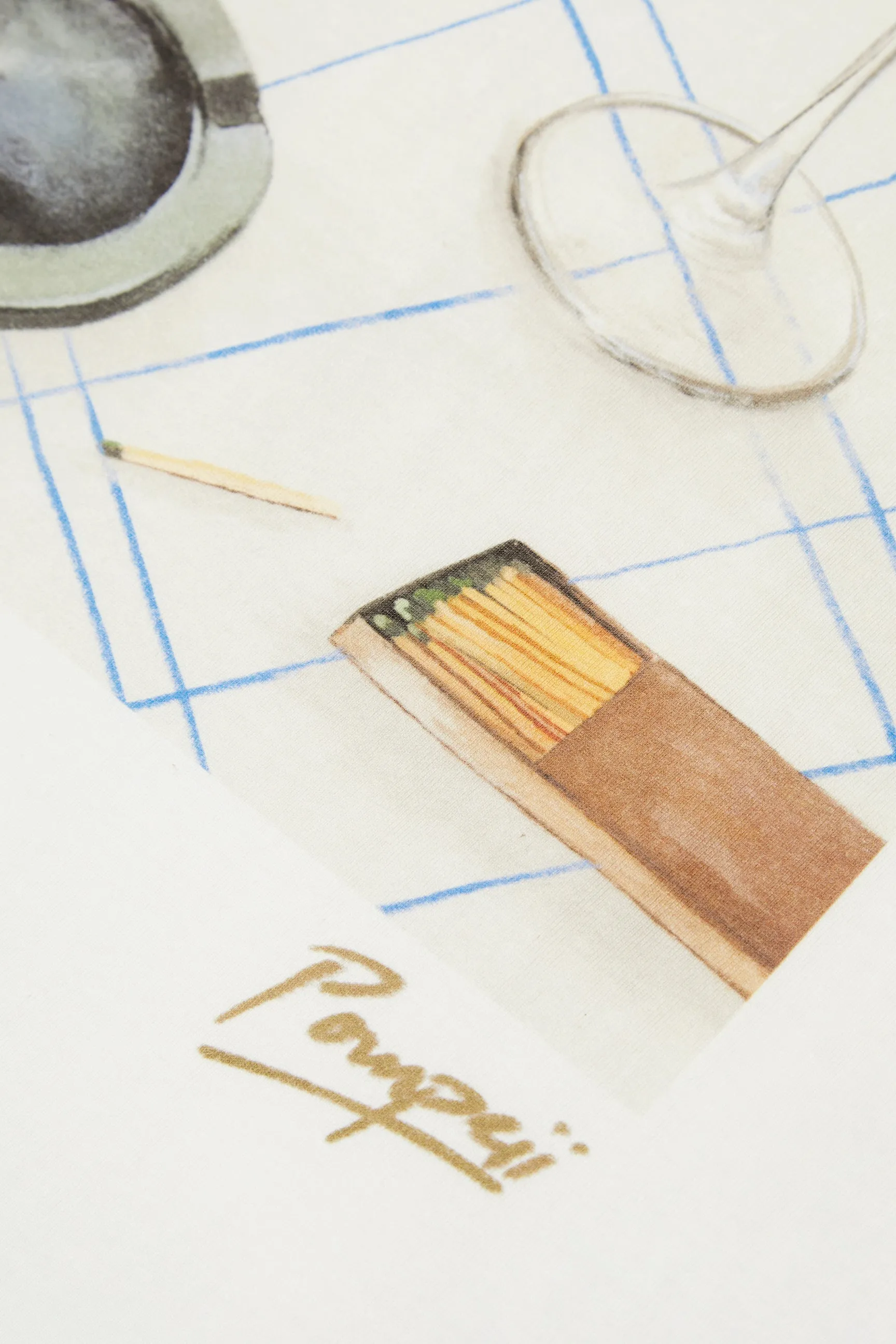 ART OF GOOD LIVING CREAM TEE sold by Pompeii product image thumbnail 4