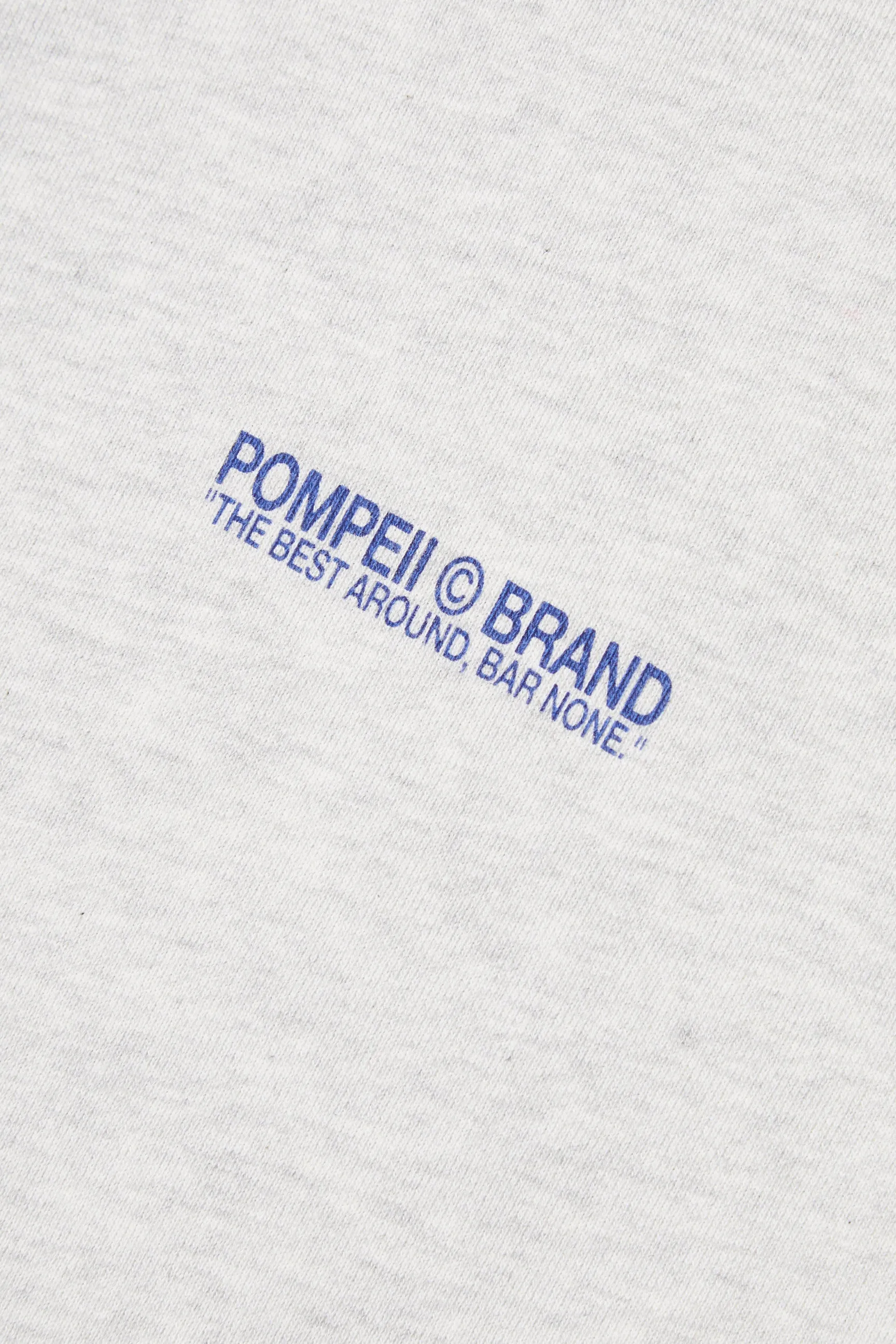 CREATIVE AGENCY LIGHT GREY MELLANGE RELAXED CREWNECK sold by Pompeii product image thumbnail 4