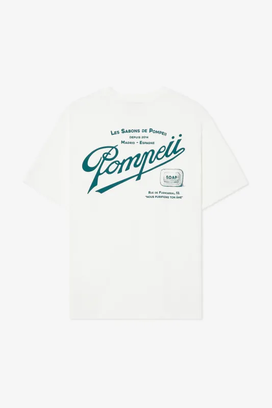 SABONS DE POMPEII OFF WHITE TEE sold by Pompeii