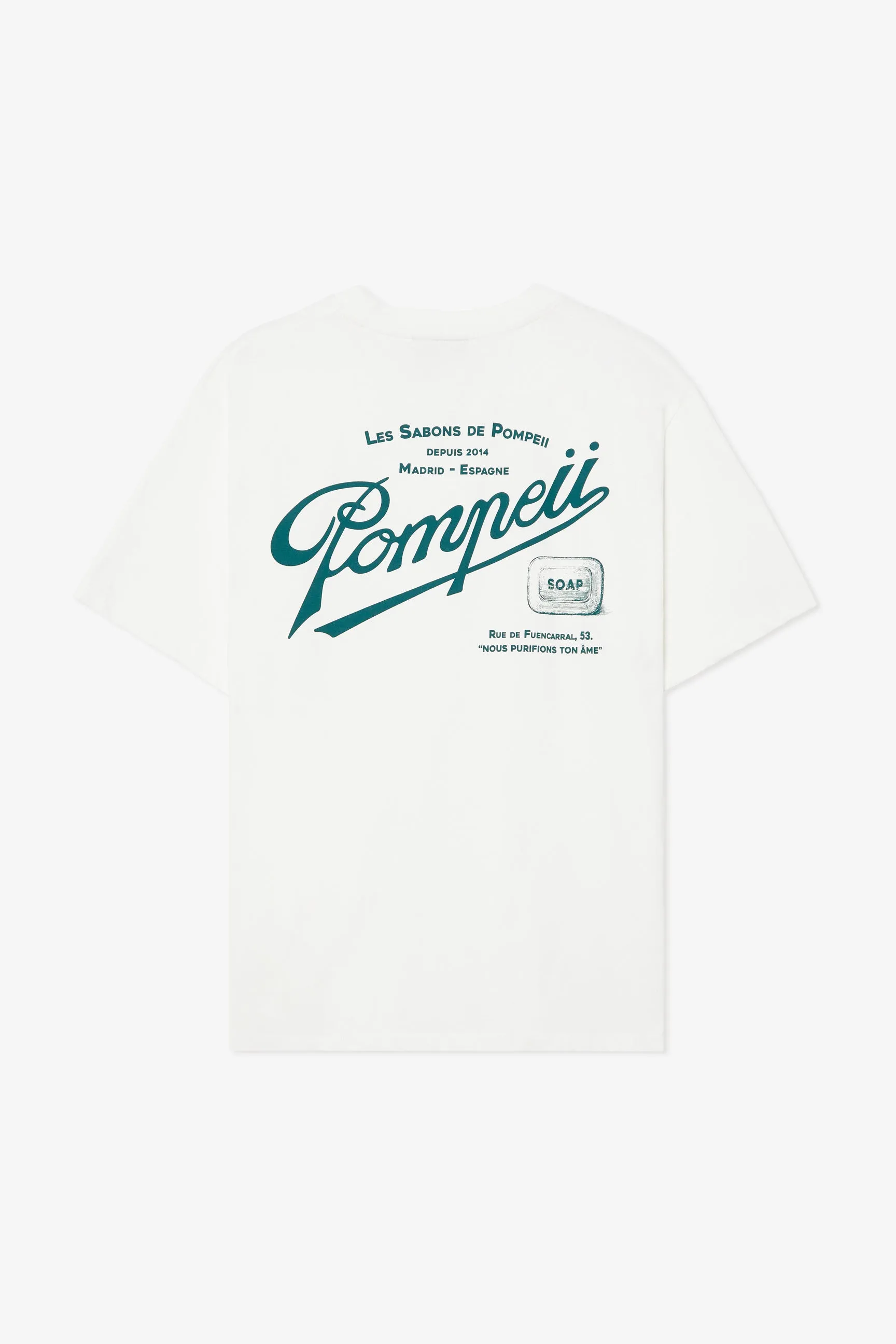 SABONS DE POMPEII OFF WHITE TEE sold by Pompeii