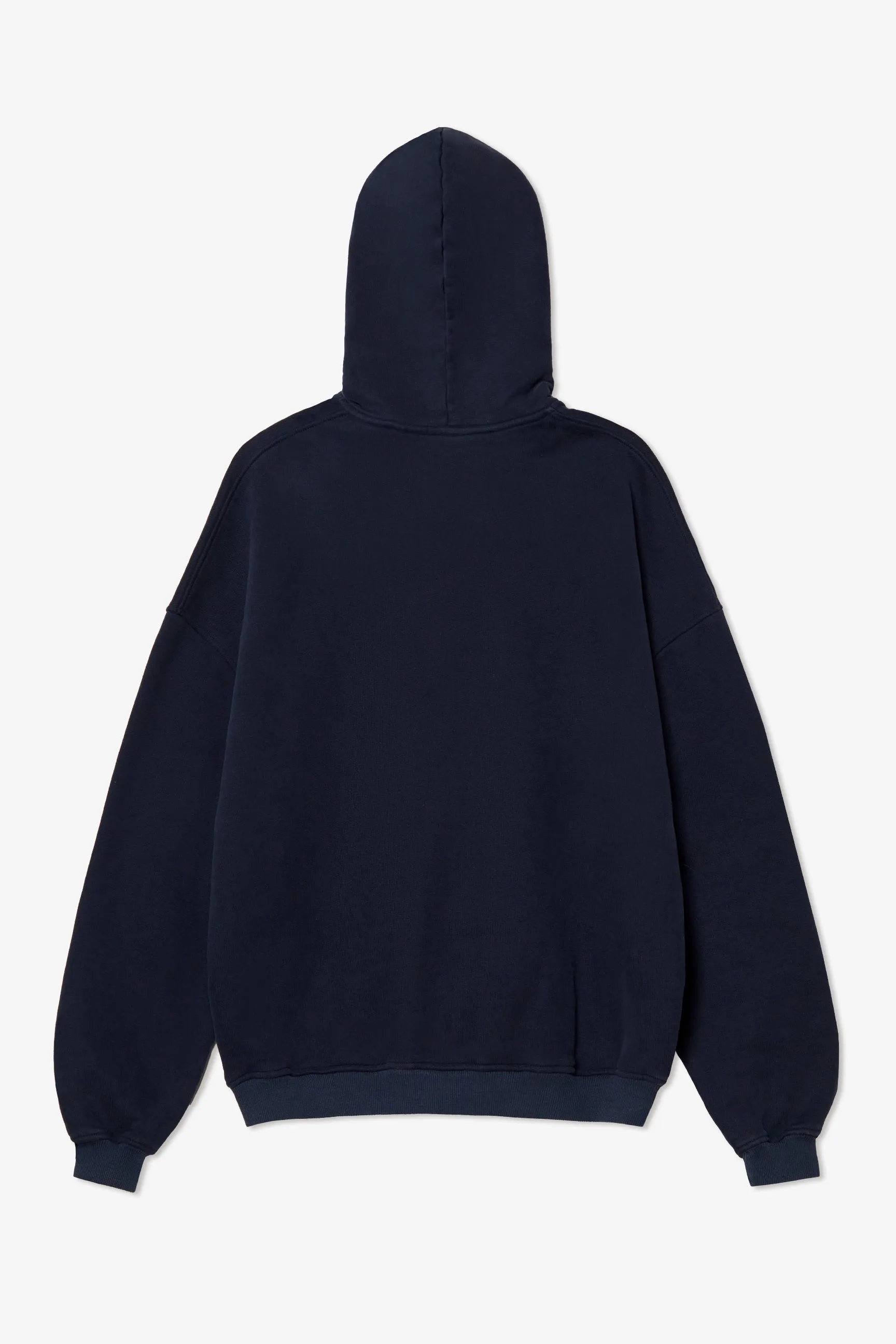 NAVY ZIPPED HOODIE sold by Pompeii product image thumbnail 2