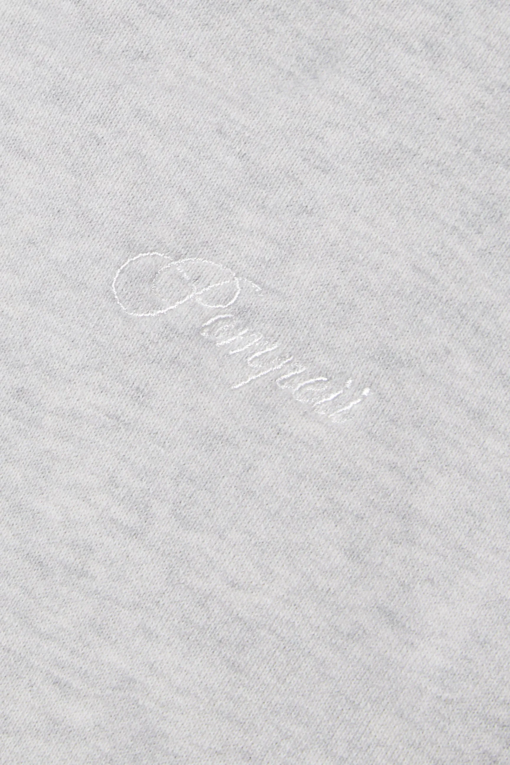 LIGHT GREY MÉLANGE ZIPPED HOODIE sold by Pompeii product image thumbnail 3