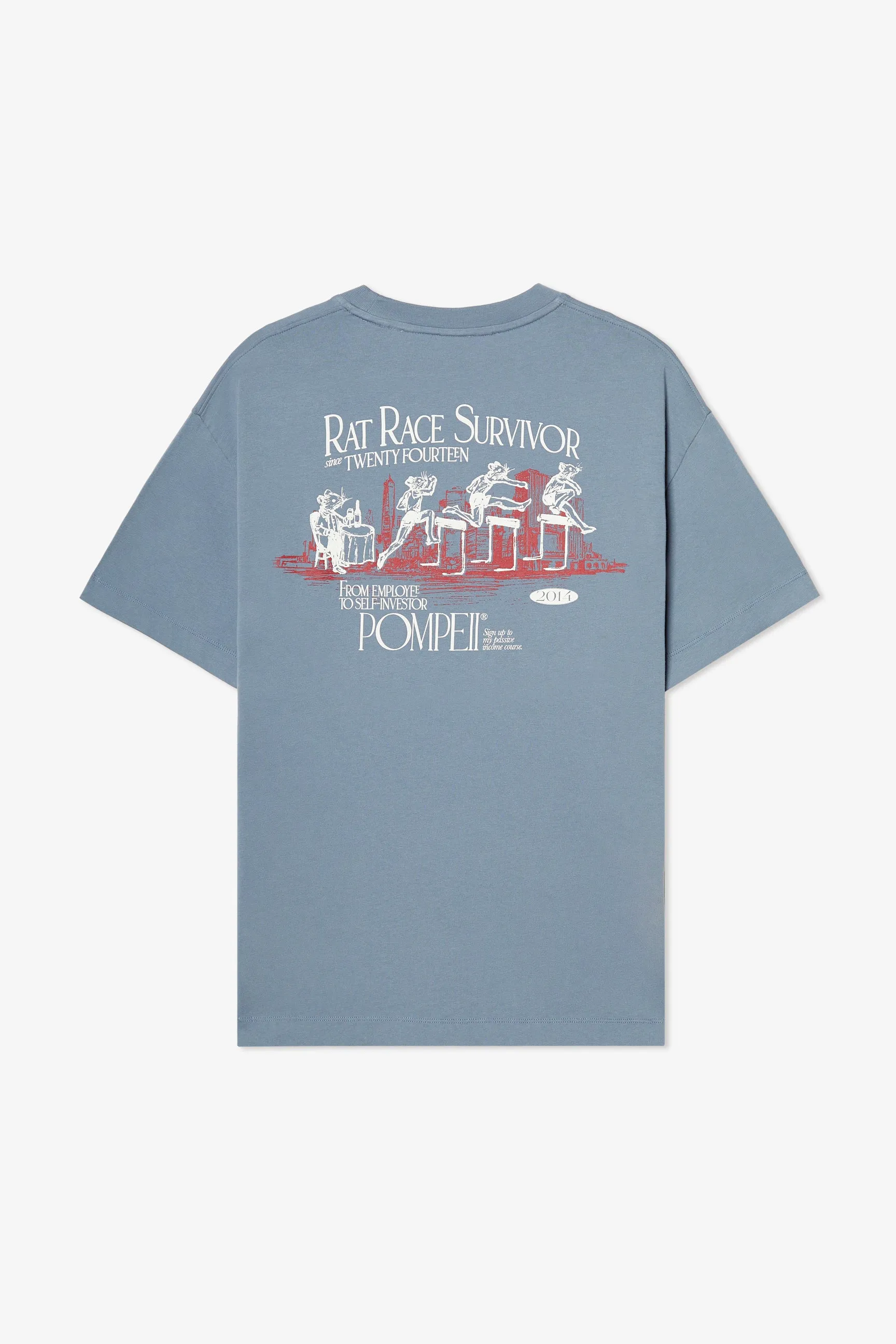 RAT RACE MARENGO BLUE TEE sold by Pompeii