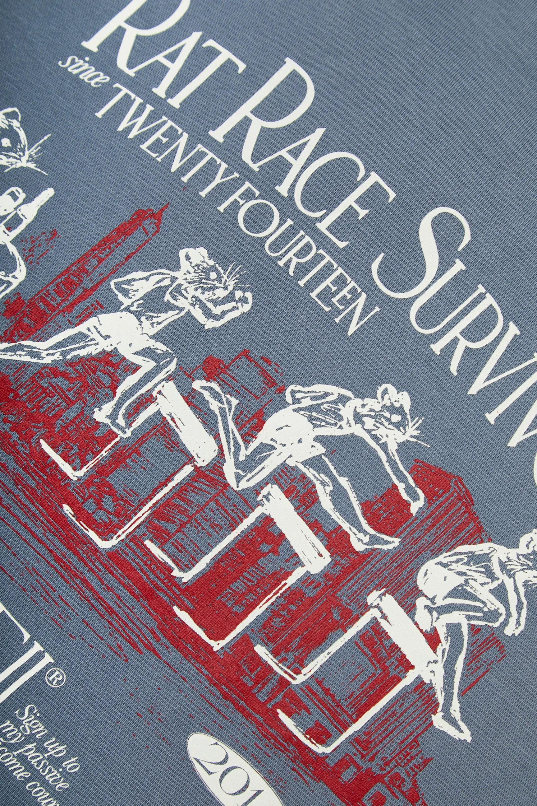 RAT RACE MARENGO BLUE TEE sold by Pompeii product image thumbnail 3