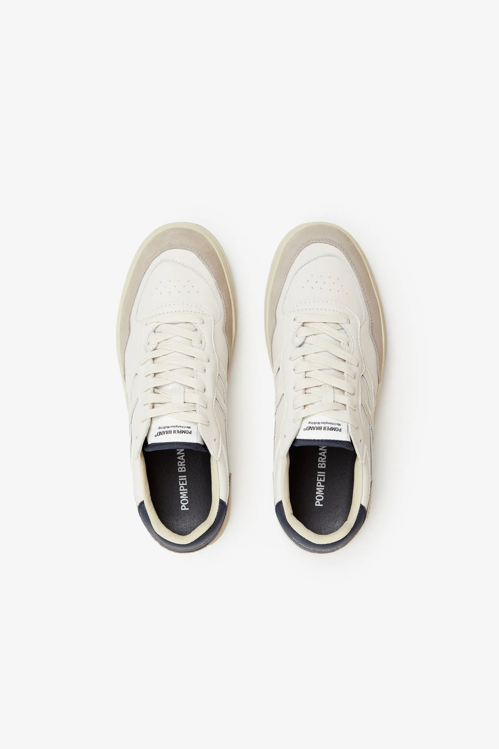 ELAN PIPPA LEATHER ECRU NAVY HUNTER sold by Pompeii product image thumbnail 2