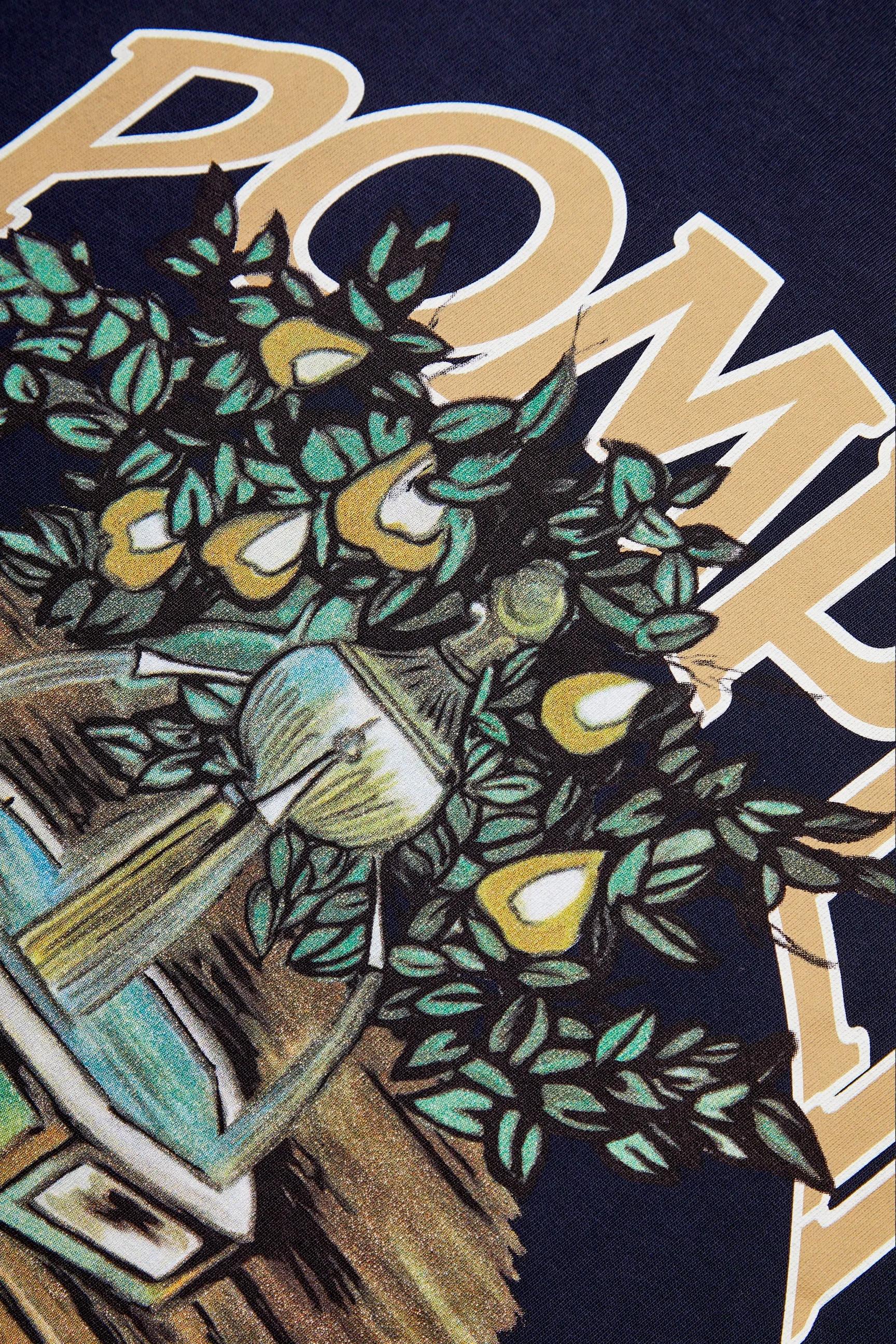 FOUNTAIN NAVY REGULAR GRAPHIC TEE sold by Pompeii product image thumbnail 3