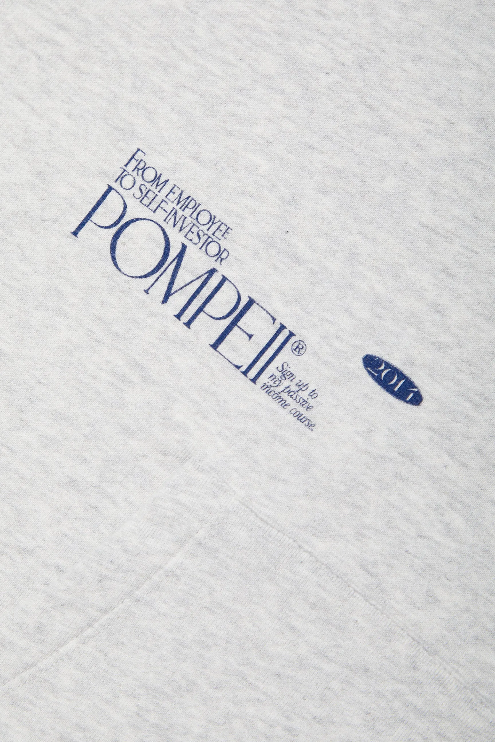 RAT RACE LIGHT GREY REGULAR HOODIE sold by Pompeii product image thumbnail 4