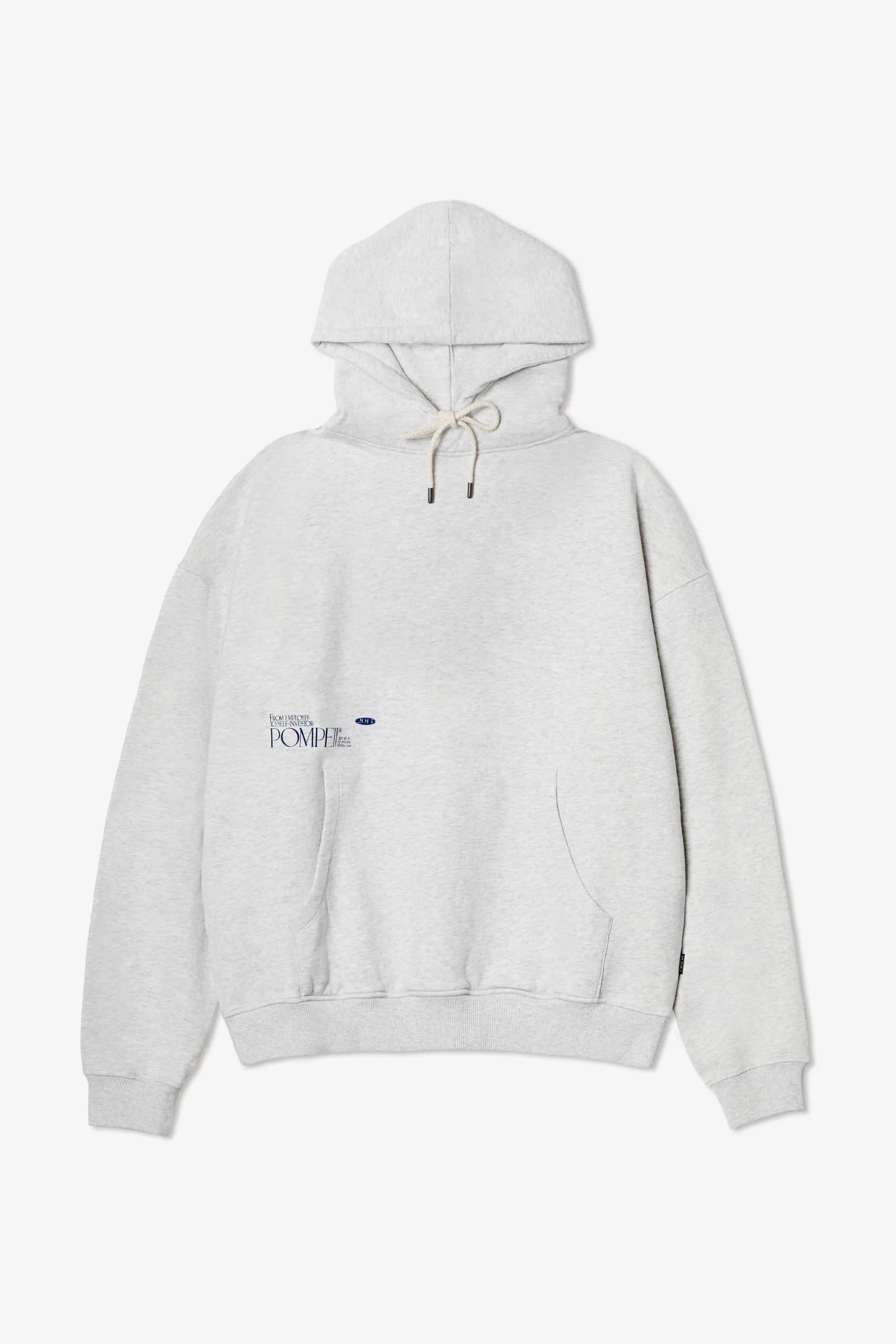 RAT RACE LIGHT GREY REGULAR HOODIE sold by Pompeii product image thumbnail 2