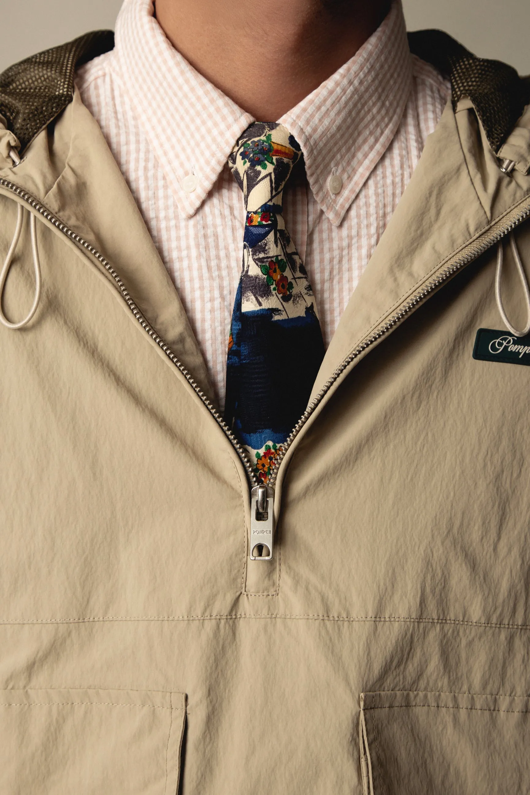 CREAM TECHNICAL WINDBREAKER sold by Pompeii product image thumbnail 4