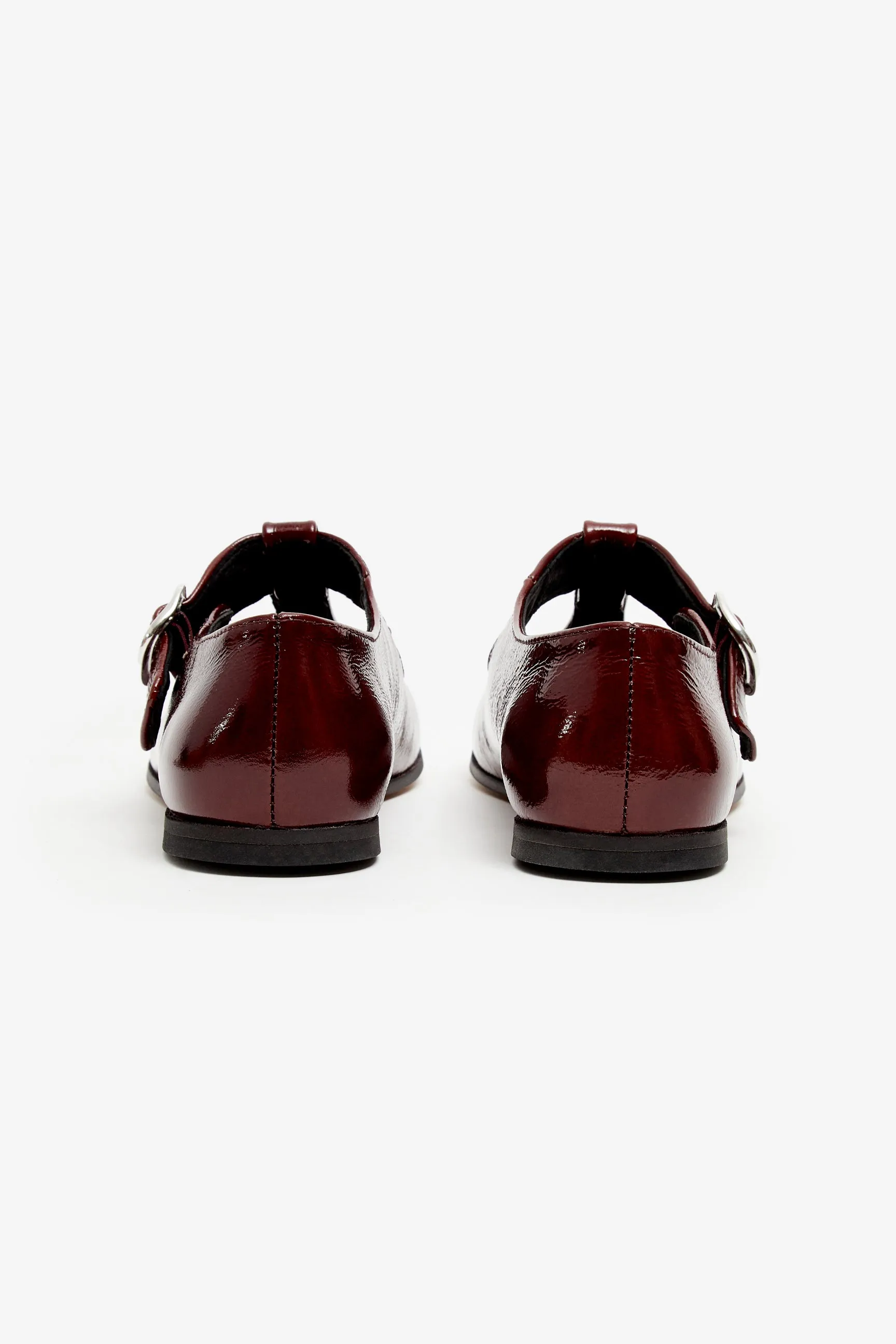 NARA PATENT LEATHER MAROON sold by Pompeii product image thumbnail 4