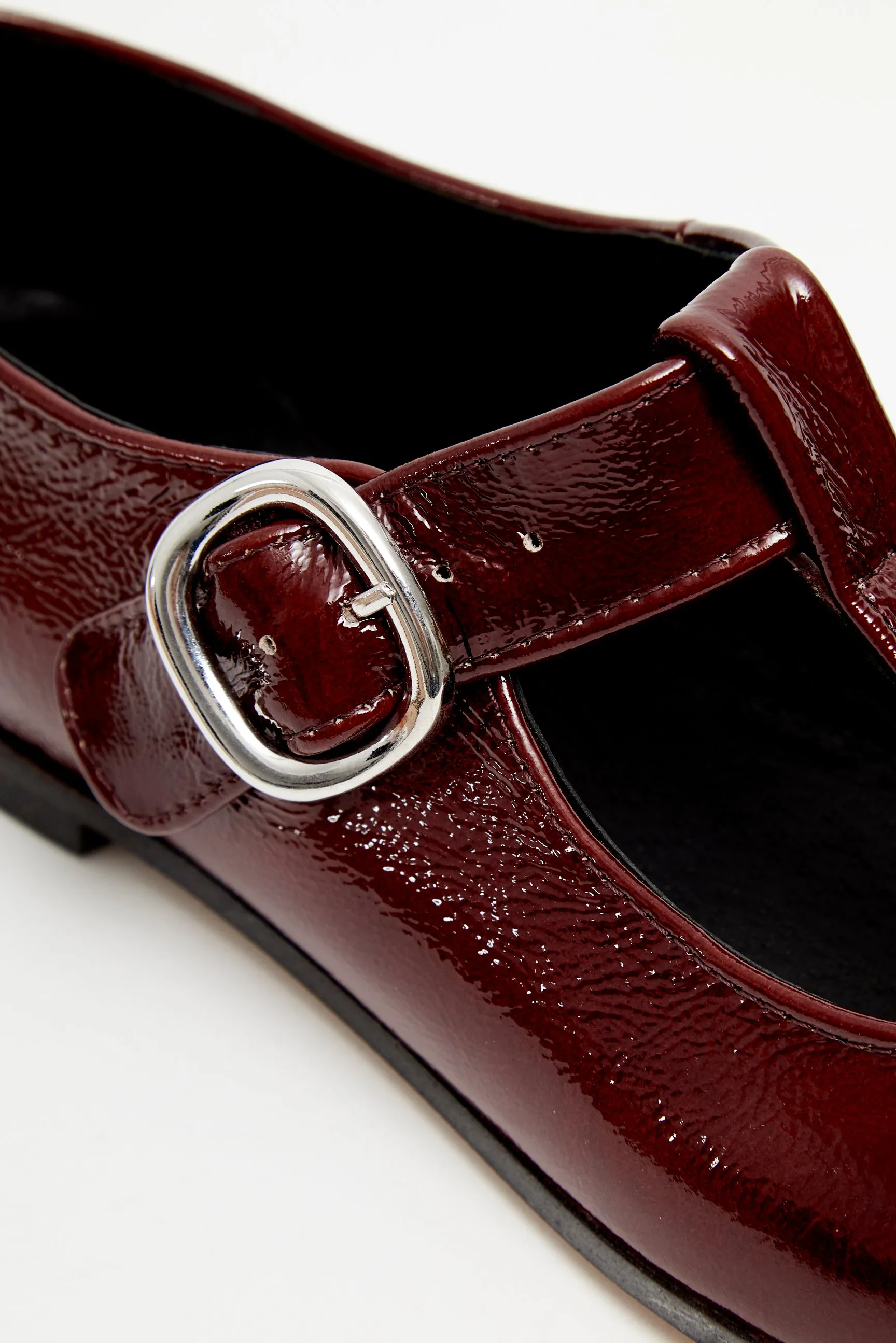 NARA PATENT LEATHER MAROON sold by Pompeii product image thumbnail 5