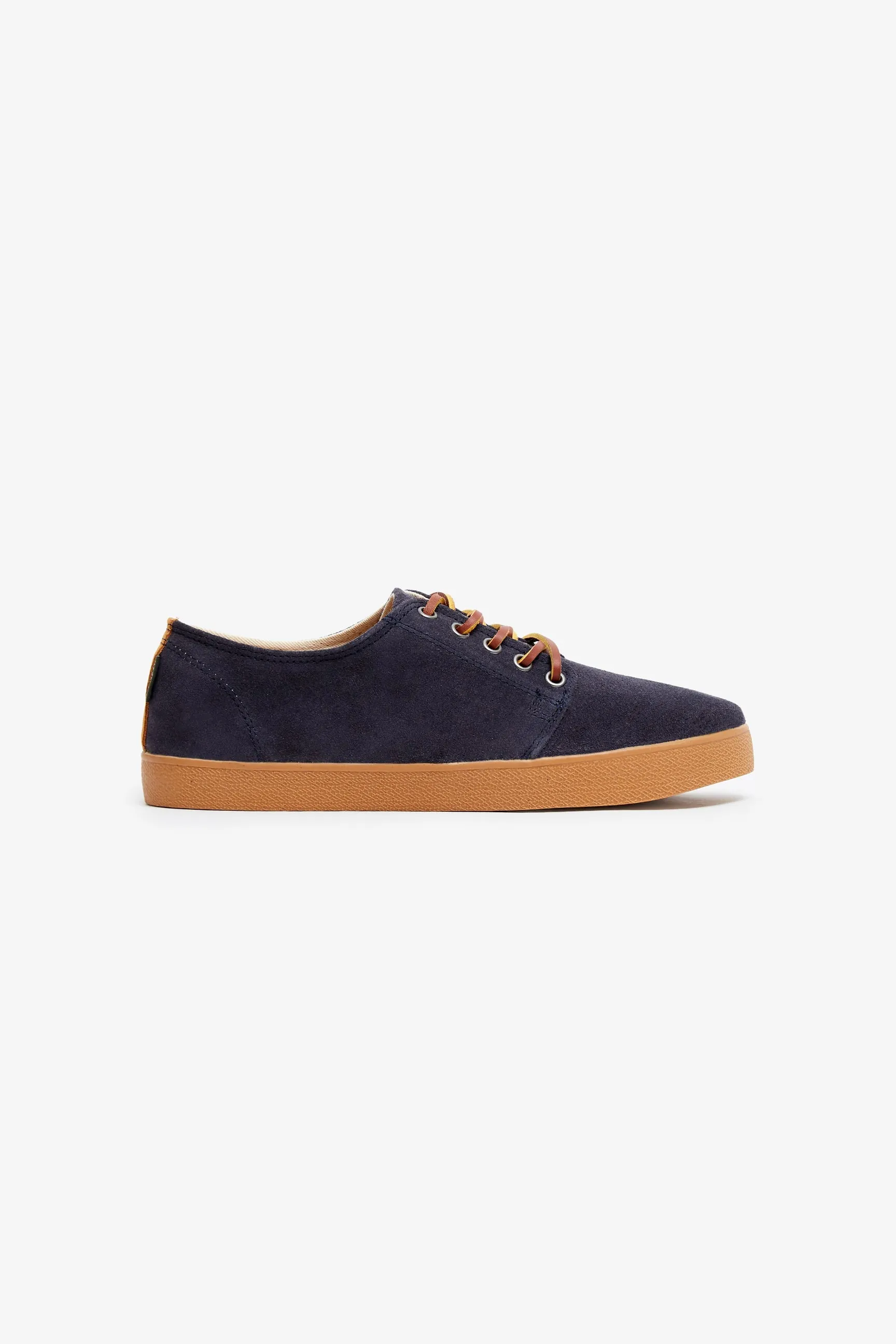 HIGBY SUEDE HYDRO NAVY CARAMEL sold by Pompeii
