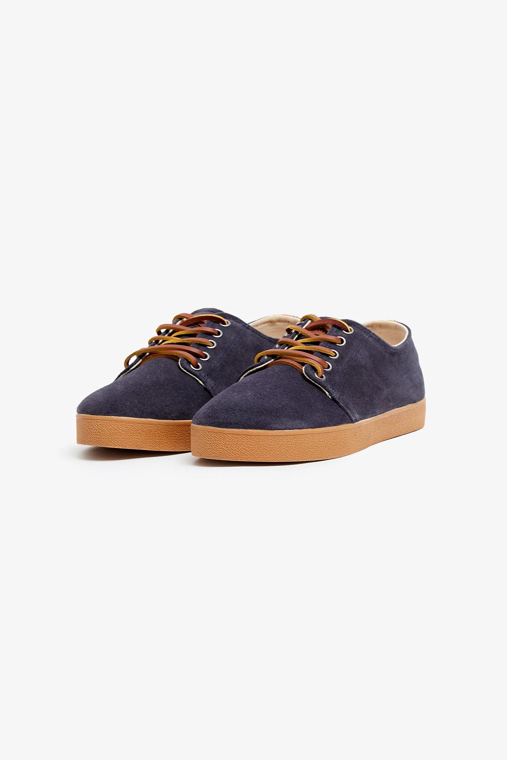 HIGBY SUEDE HYDRO NAVY CARAMEL sold by Pompeii product image thumbnail 3