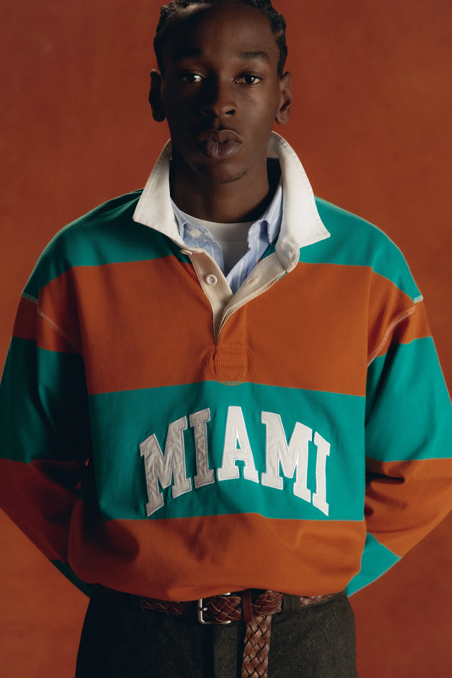 MIAMI DOLPHINS RUGBY POLO sold by Pompeii product image thumbnail 3