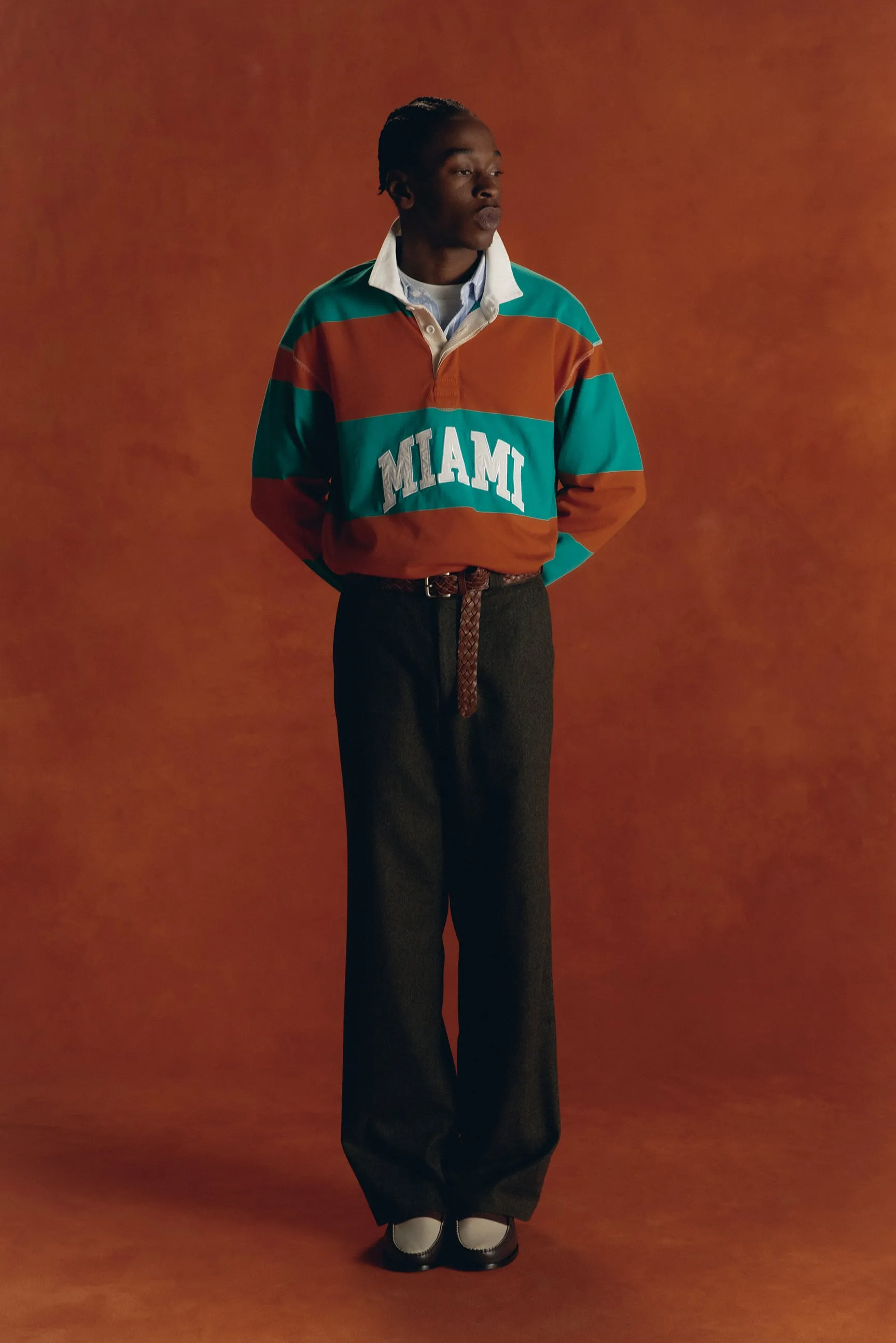 MIAMI DOLPHINS RUGBY POLO sold by Pompeii product image thumbnail 2