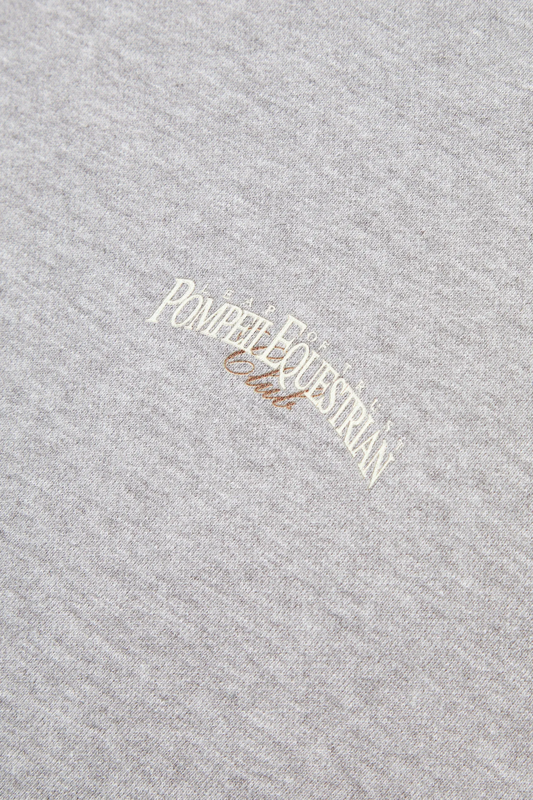 POMPEII EQUESTRIAN CLASSIC GRAY RELAXED CREW NECK sold by Pompeii product image thumbnail 3
