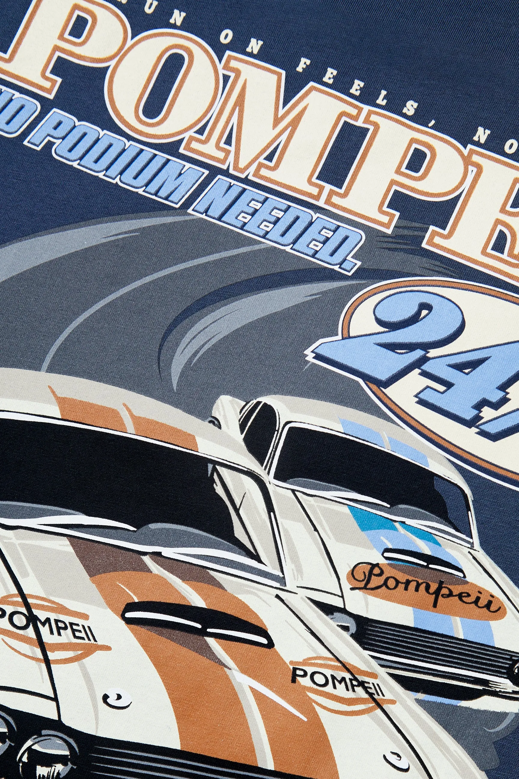 WHAT'S THE RUSH NAVY TEE sold by Pompeii product image thumbnail 4