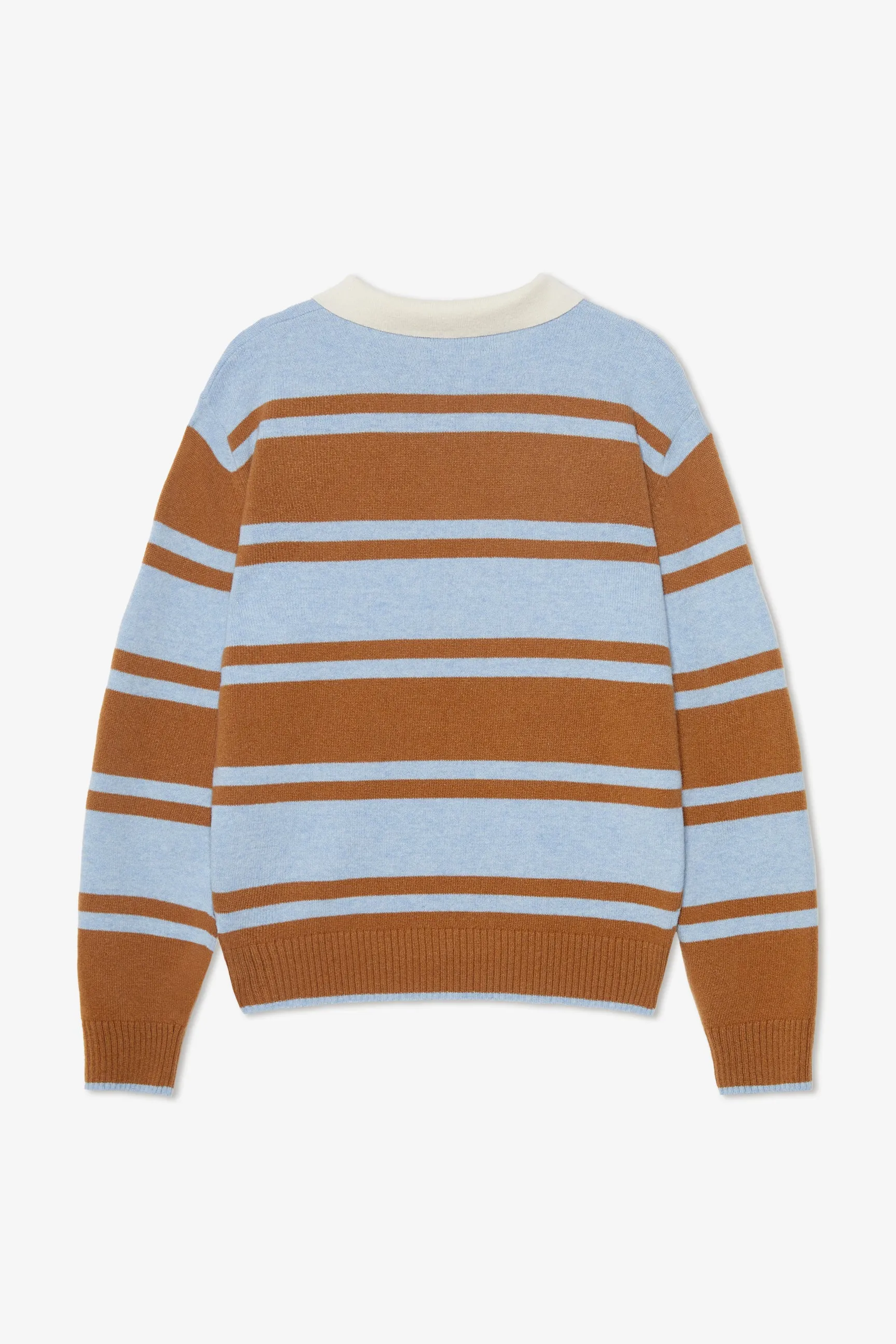 RUGBY BROWN KNIT POLO SHIRT sold by Pompeii product image thumbnail 2
