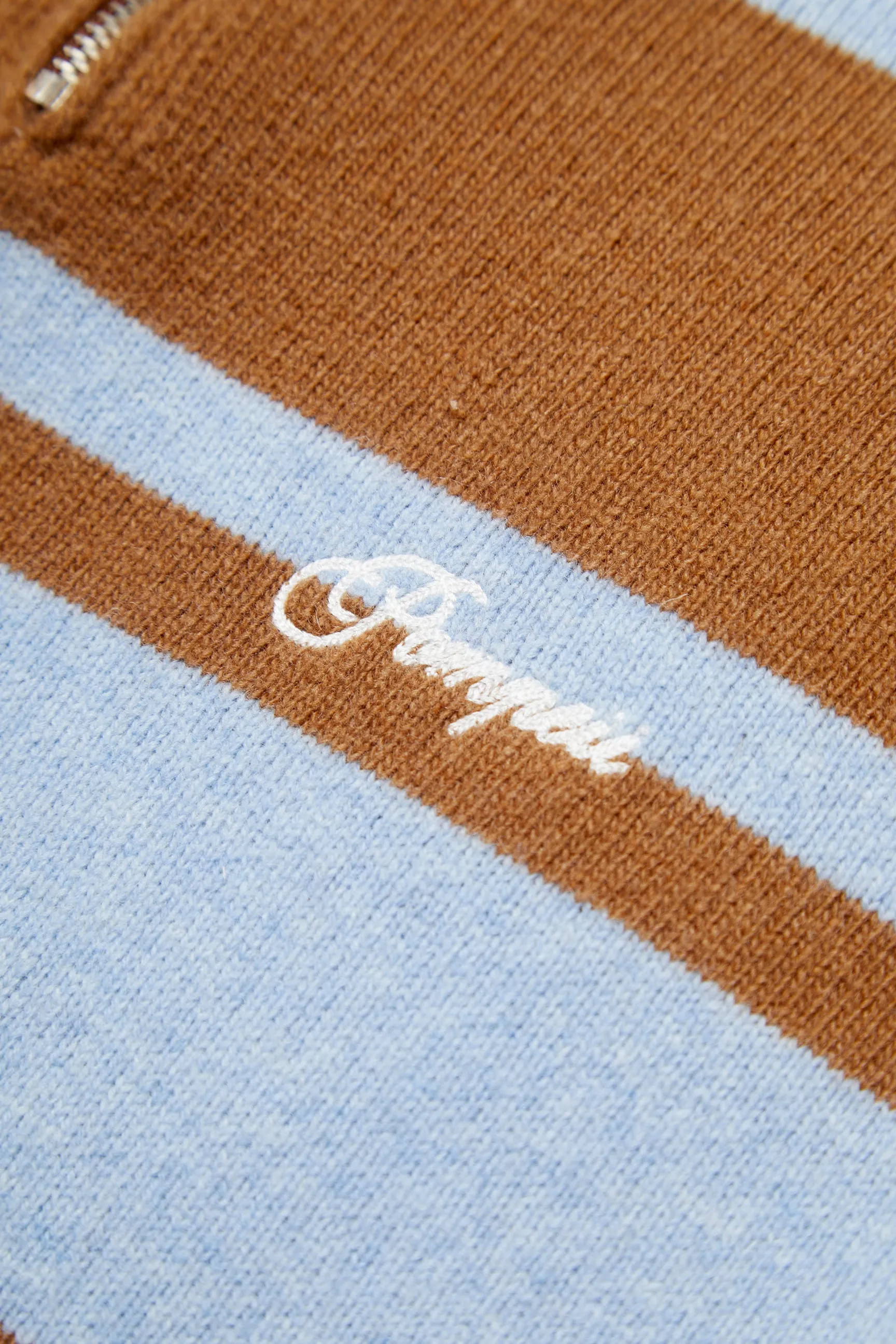 RUGBY BROWN KNIT POLO SHIRT sold by Pompeii product image thumbnail 3