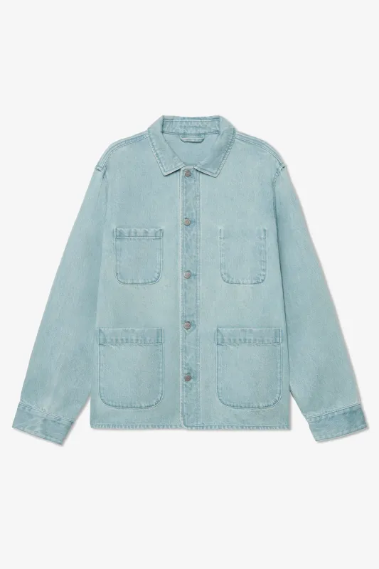 Vintage Indigo Denim Chore Jacket made by Pompeii