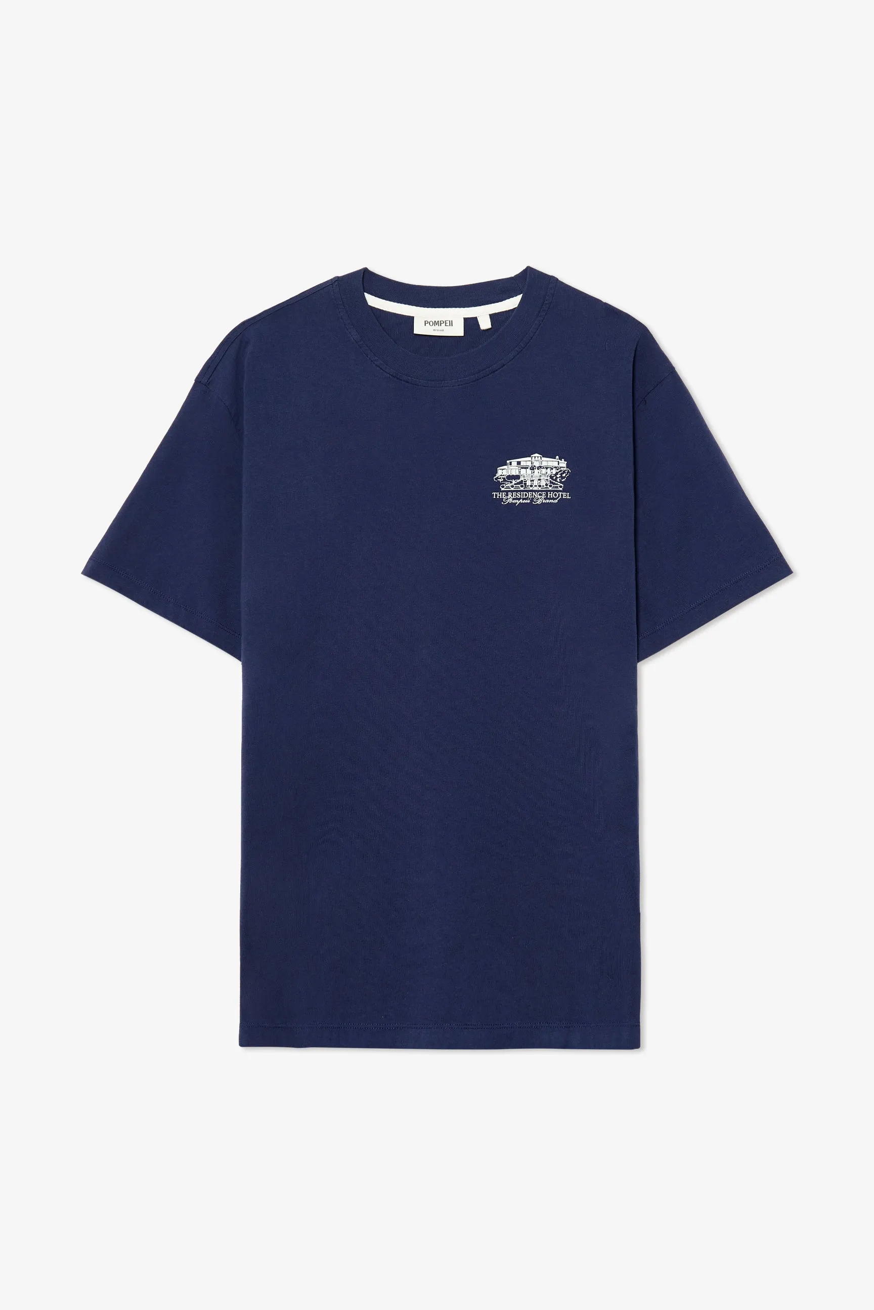 NAVY HOTEL NOTE GRAPHIC TEE sold by Pompeii product image thumbnail 4