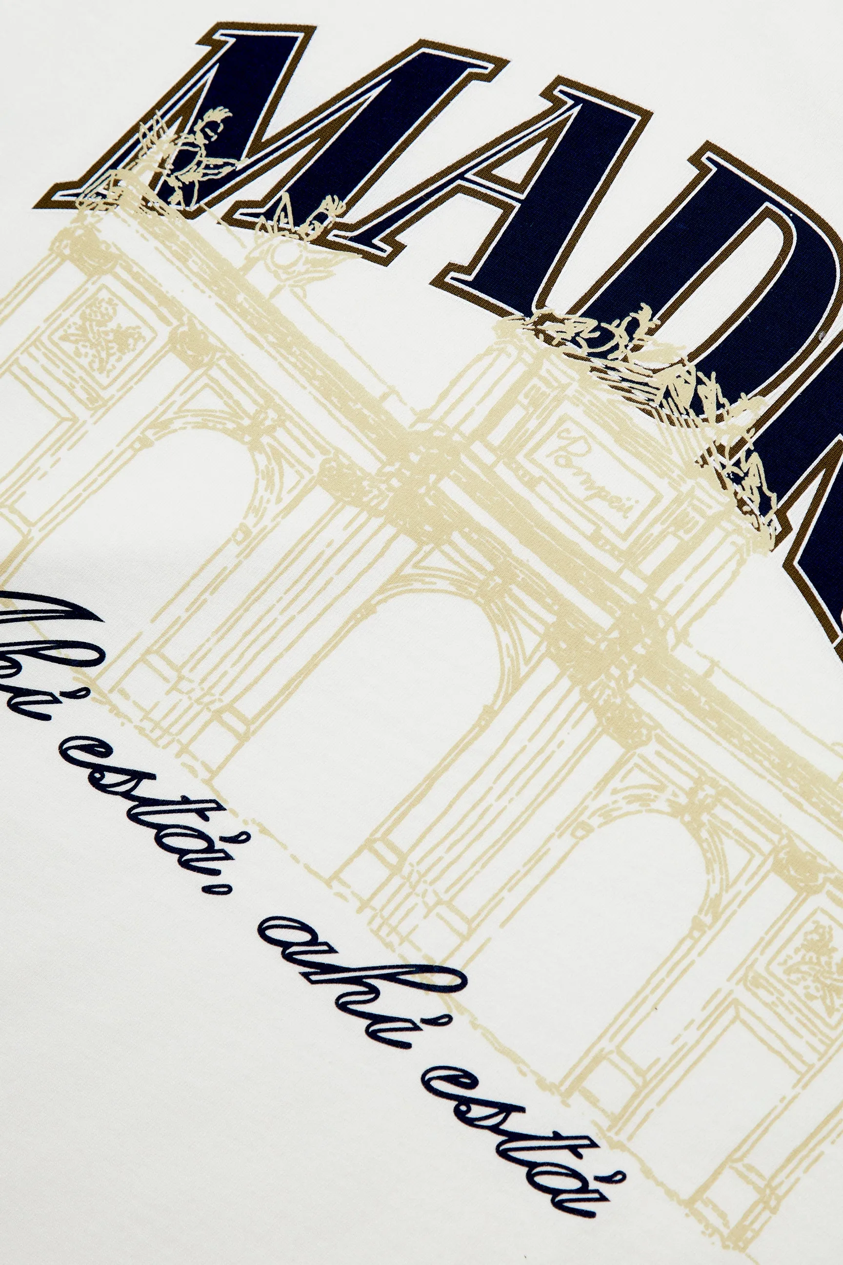 OFF WHITE MADRID BOXY TEE sold by Pompeii product image thumbnail 4