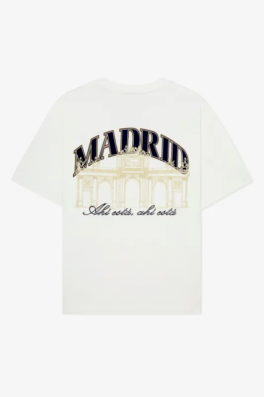 OFF WHITE MADRID BOXY TEE sold by Pompeii