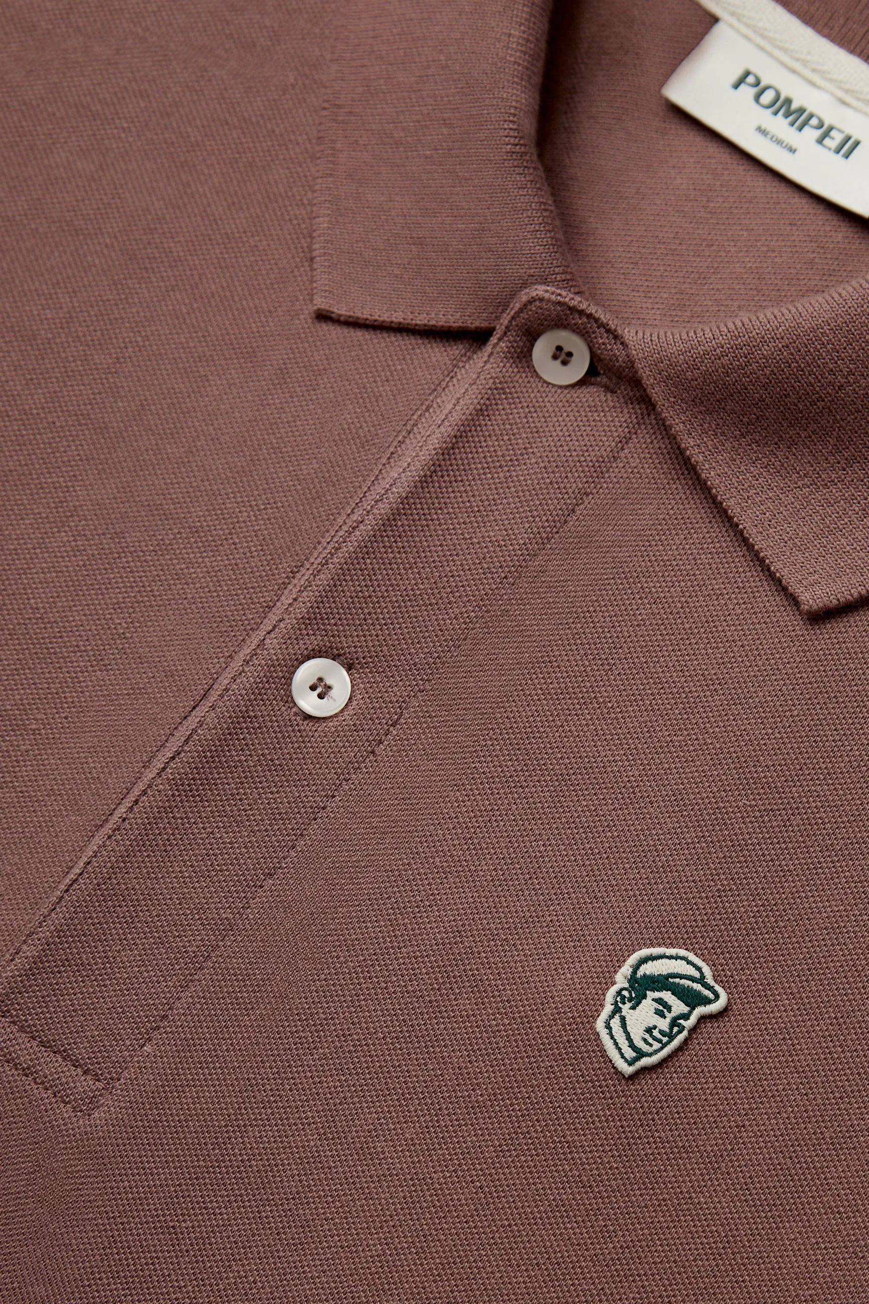 MAUVE EMILIO PIQUÉ POLO sold by Pompeii product image thumbnail 3