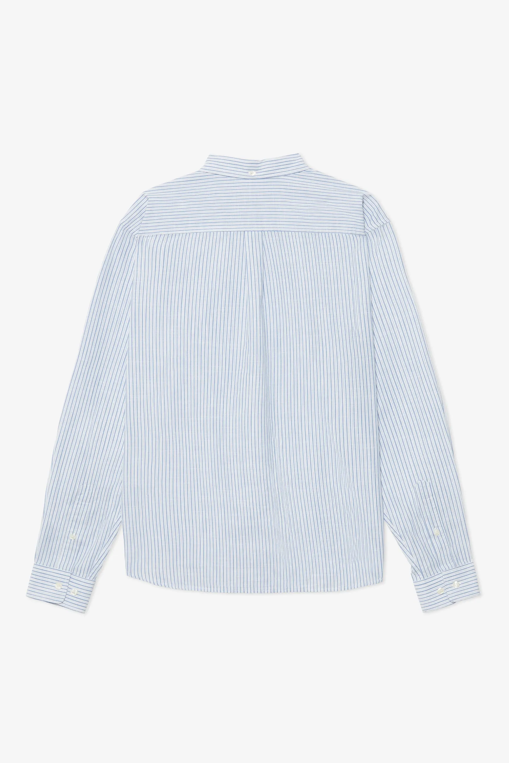 EMILIO SKY BLUE SLUB COTTON SHIRT sold by Pompeii product image thumbnail 2