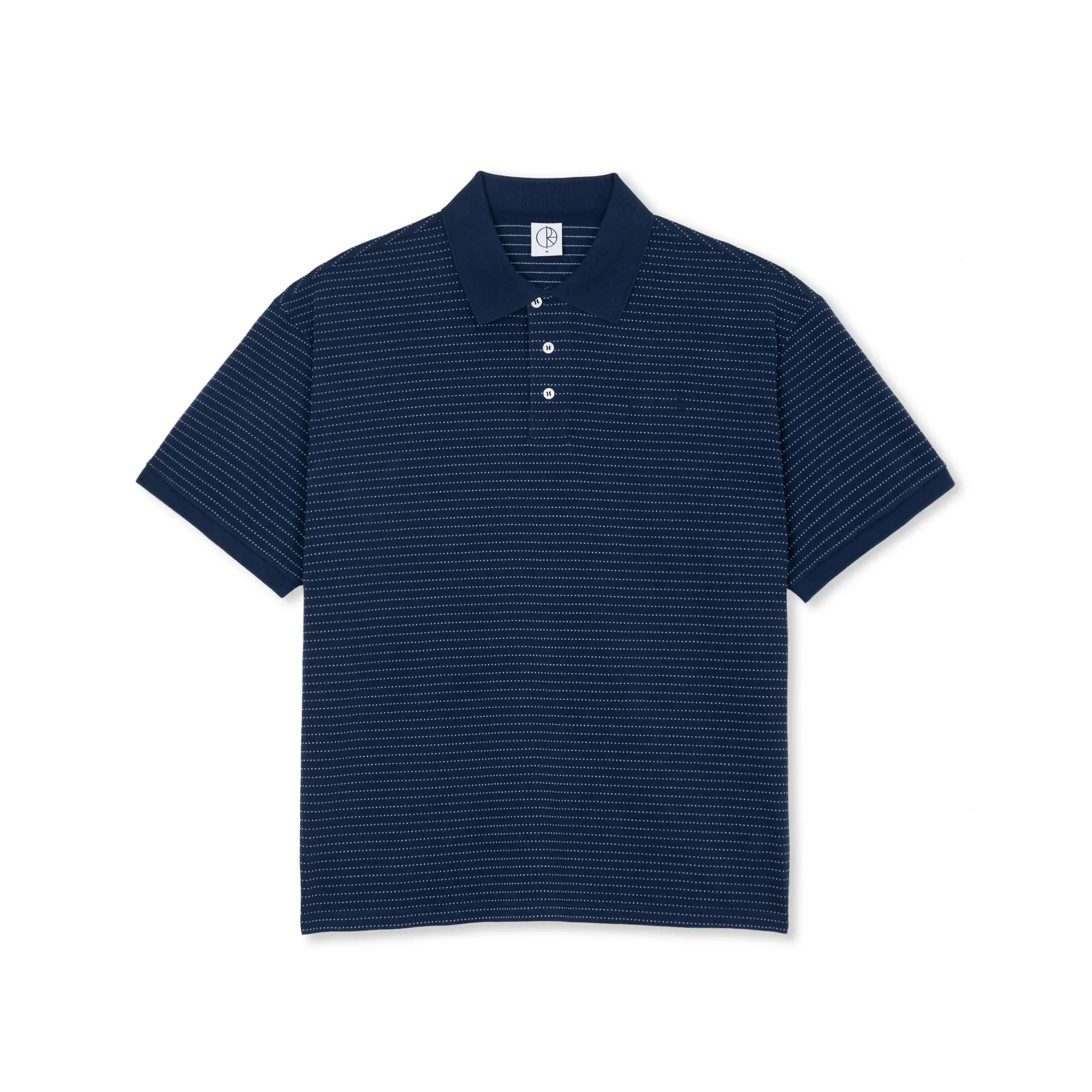 Surf Polo Shirt | Dots - Dark Blue sold by Polar Skate