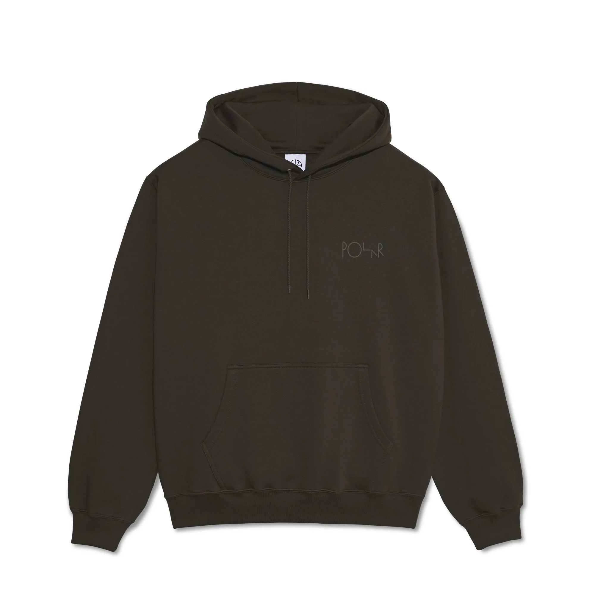 Dave Hoodie | Stroke Logo - Dirty Black sold by Polar Skate