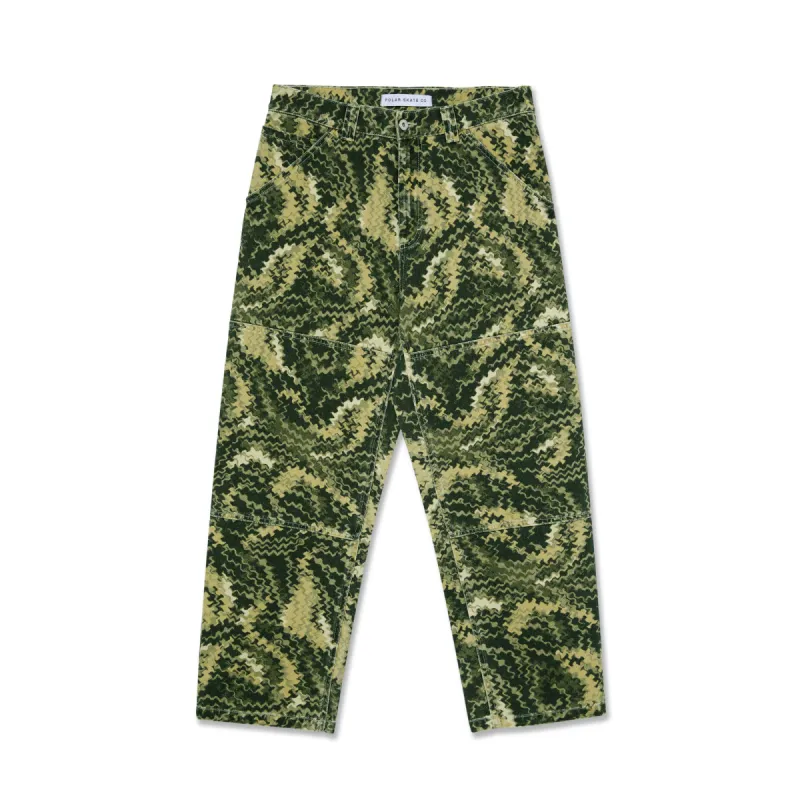'93! Work Pants | Camo - Green sold by Polar Skate