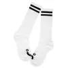 Rib Socks | Long | Happy Sad - White sold by Polar Skate