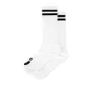 Rib Socks | Long | Happy Sad - White sold by Polar Skate