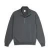 Frank Half Zip Sweatshirt - Graphite sold by Polar Skate