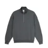 Frank Half Zip Sweatshirt - Graphite sold by Polar Skate