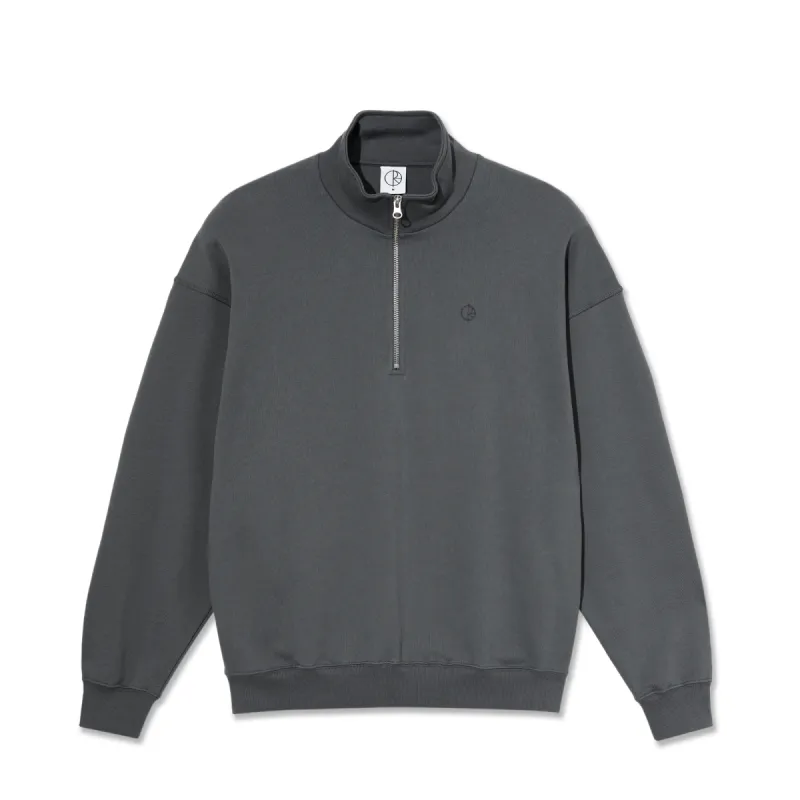 Frank Half Zip Sweatshirt - Graphite sold by Polar Skate