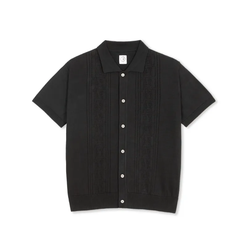 Miles SS Cardigan | Double P - Black sold by Polar Skate