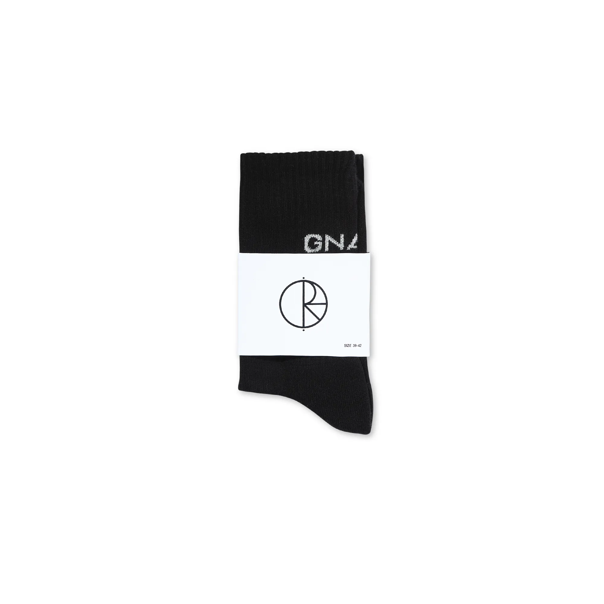 Rib Socks | Gnarly Huh! - Black sold by Polar Skate product image thumbnail 2