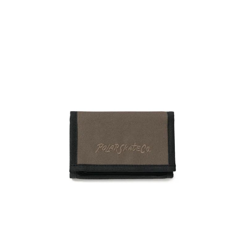 Key Wallet | Surf Logo - Grey Brown sold by Polar Skate