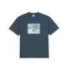 Tee | Dead Flowers - Grey Blue sold by Polar Skate